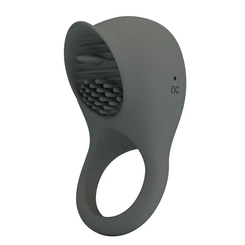 Anneau Vibrant Rechargeable avec Stimulation Orale Pretty Love