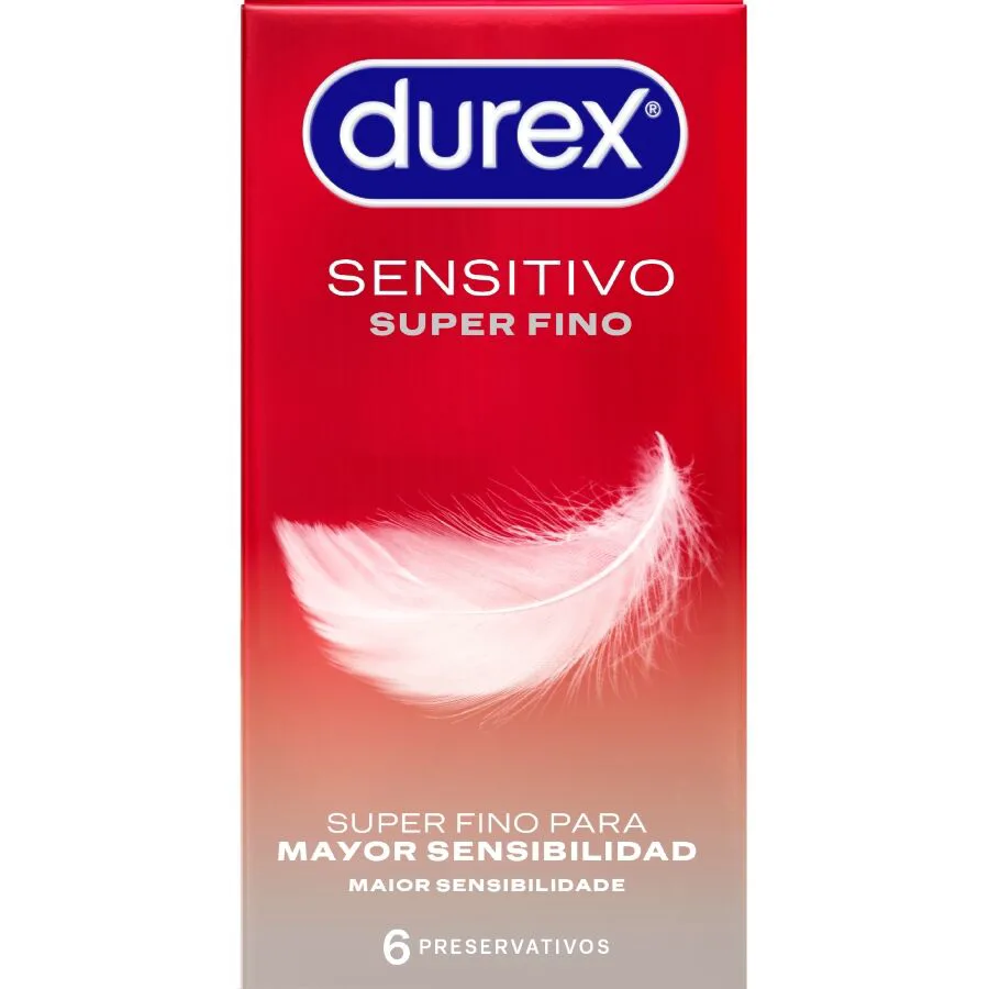 Préservatif Super Fin et Sensible 6 Unités Durex