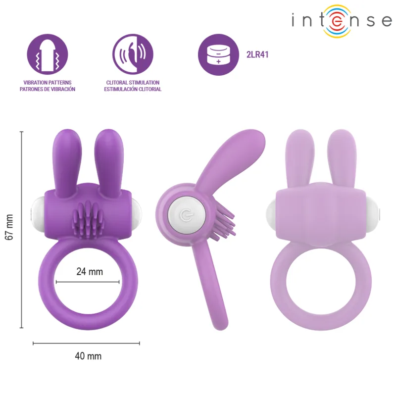 Anneau pénien Vibrant Hopps avec Stimulation Clitoriale