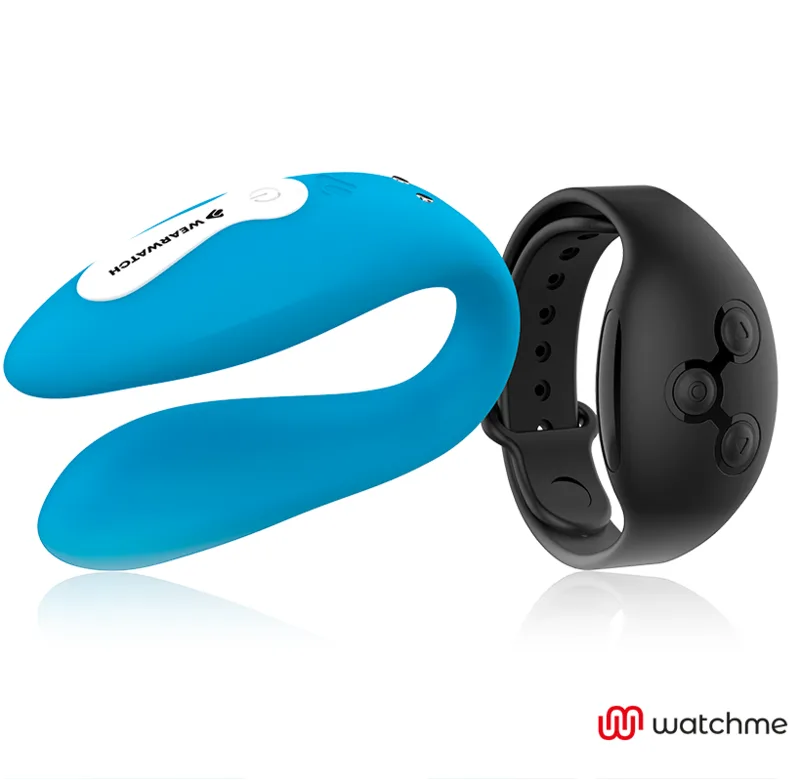 Watchme Vibromasseur Double Technologie Indigo / Jet Wearwatch