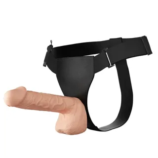 Gode Harnais de Ultra Passionnée 26 cm Naturel Baile