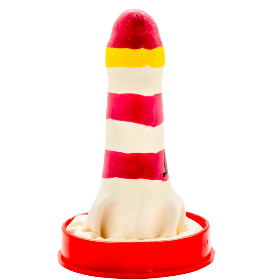 Préservatifs Fantaisie Peints à la Main Phare Condomerie