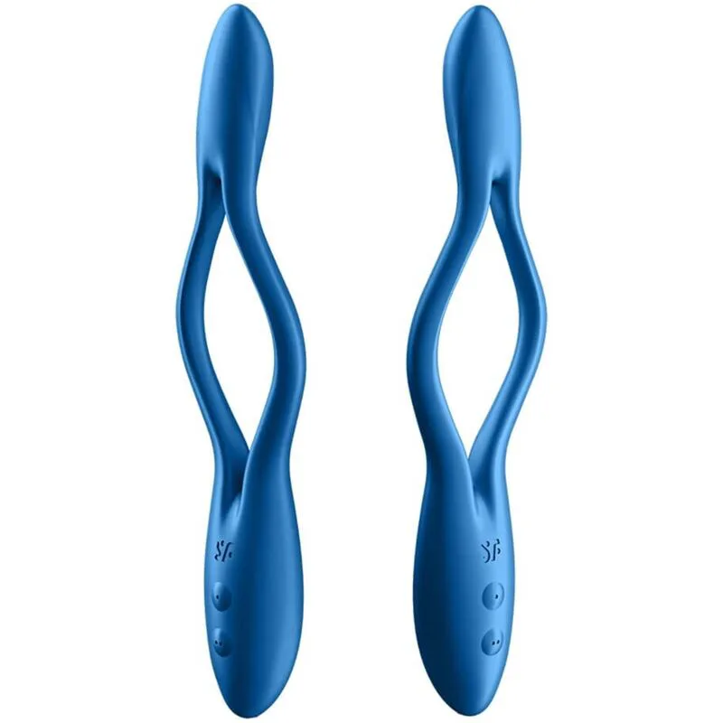 Stimulateur clitoridien Vibromasseur Multi Élastique Game Bleu Satisfyer