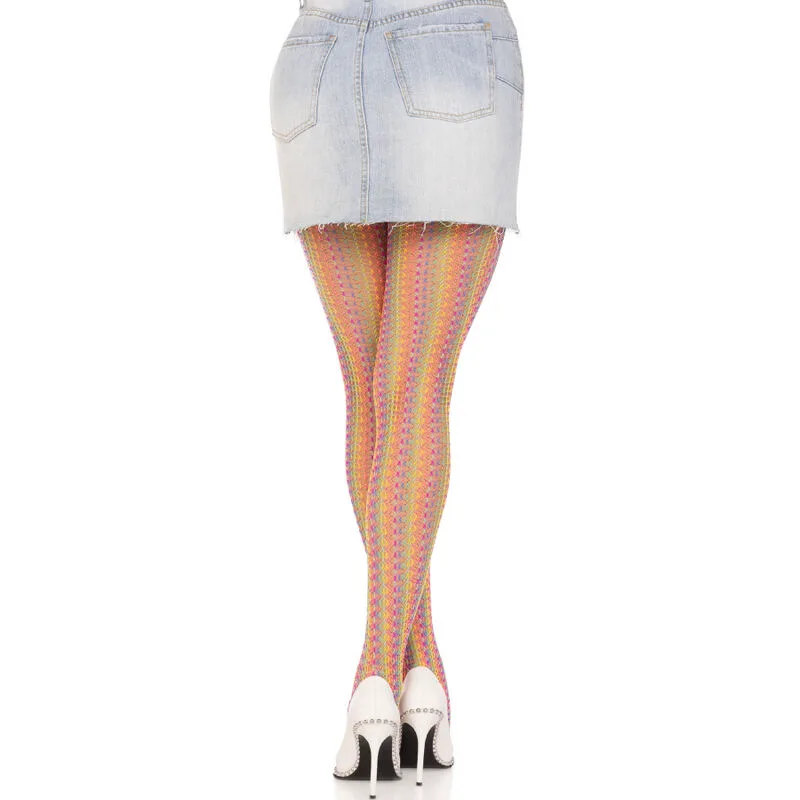 Bas au Crochet Multicolore Leg Avenue