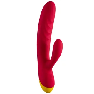 Jazz Vibromasseur Lapin Rechargeable Rouge Romp