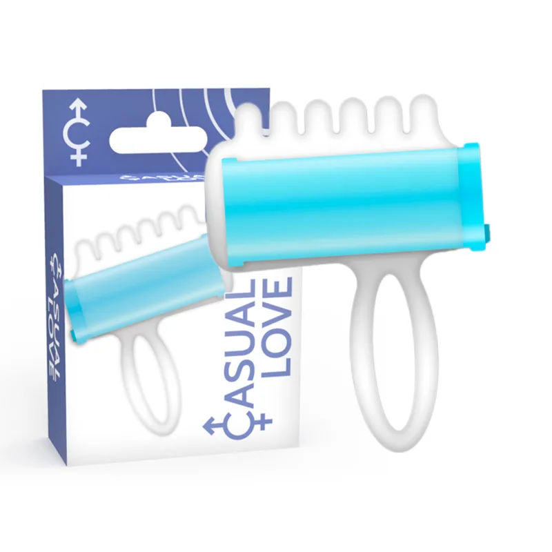 Bleu Finger Stimulateur Casual Love bleu sextoy homme