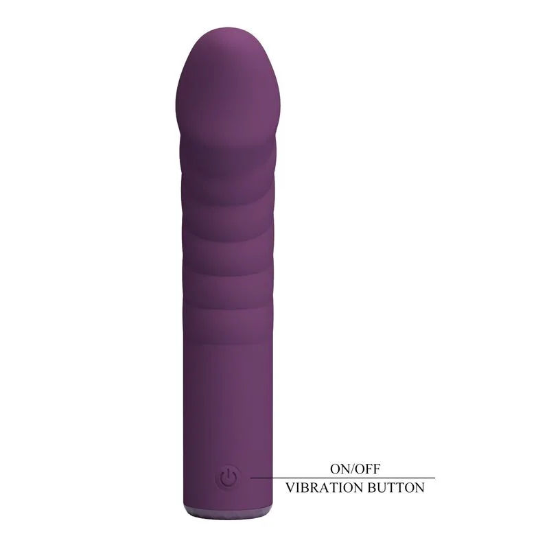 Vibromasseur Rechargeable Ryland 10 Fonctions Violet Pretty Love
