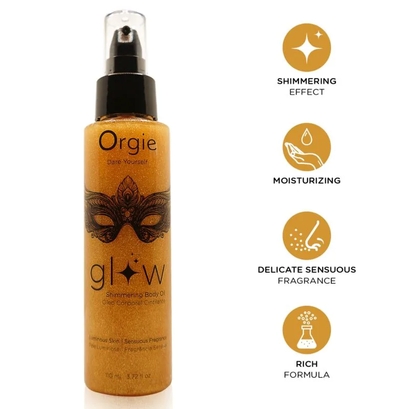 Huile Corporelle Éclatante 110 ML Orgie huile de massage