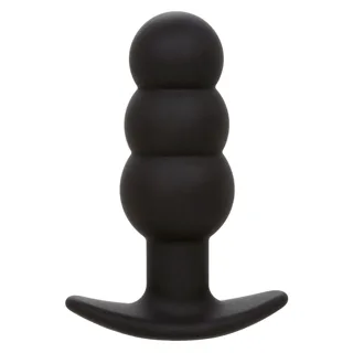 Rock Bottom Plug Anal Perlé 10 Vibrations Silicone Noir Calexotics
