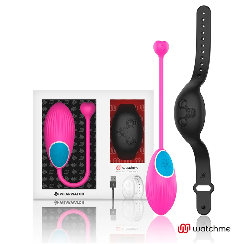 Vibromasseur Télécommande Watchme Technologie Uf Fuchsia / Jet Wearwatch