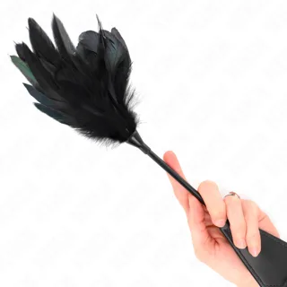 Plumes Chacouillées à Volant 48 CM Kink bdsm