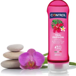 2 en 1 Massage & Plaisir Thai Passion 200 ml Control