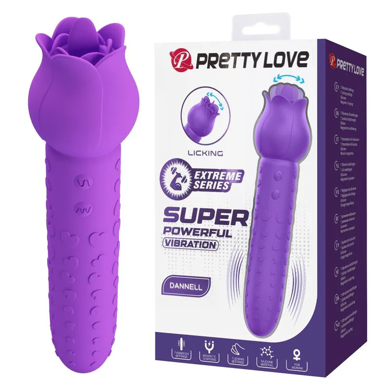 Vibromasseur Stimulateur Oral et Clitorial Rechargeable
