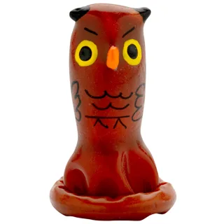 Hibou : préservatif fantaisie peint à la main Condomerie, objet décoratif
