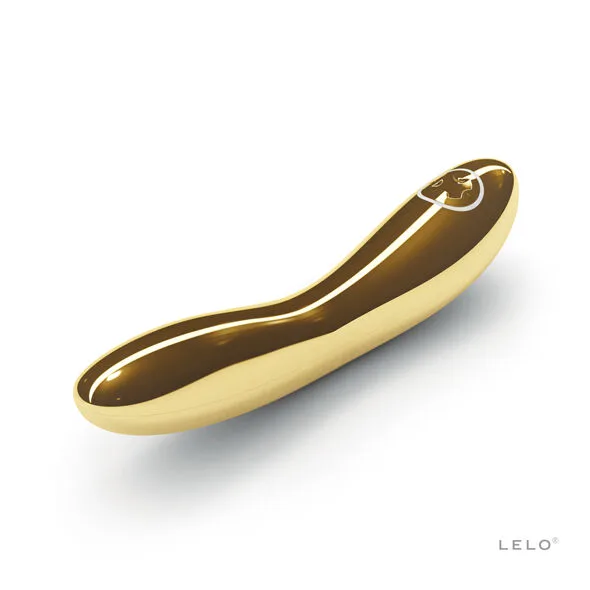 Stimulateur clitoridien Vibromasseur Inez Or 24 K Or Lelo