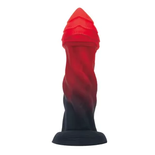 Goliath Infernal Bicolore Fantasy Gode en Silicone 25 cm