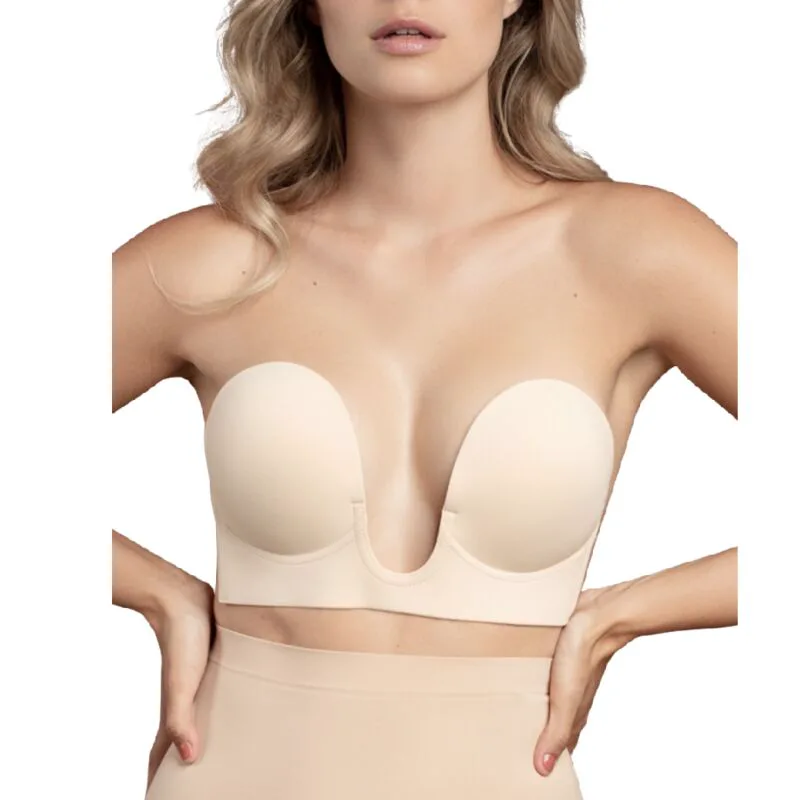 Bra - Soutien-gorge sans Poignées Beige Bonnet B Bye beige lingerie