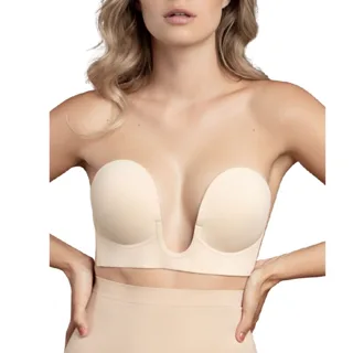 Bra - Soutien-gorge sans Poignées Beige Bonnet C Bye beige lingerie