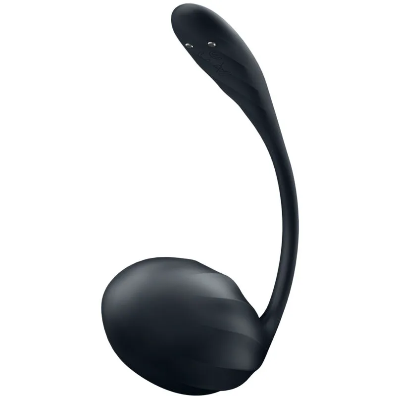 Ribbed Petal Télécommande de Stimulateur de Point G Noir Satisfyer