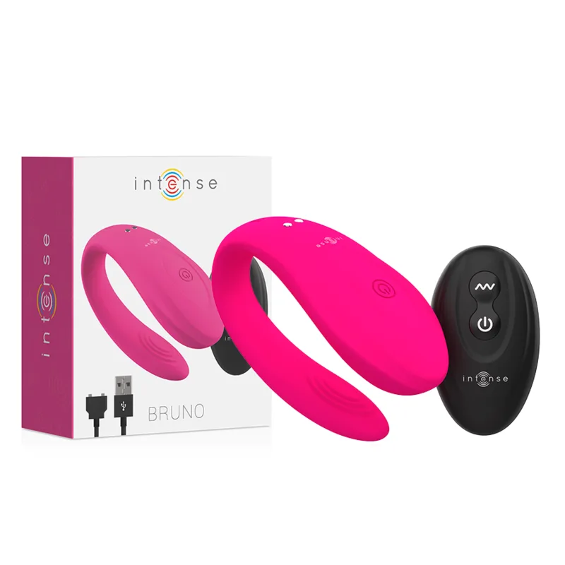 Stimulateur clitoridien Bruno Partner Double Plaisir Rose Intense