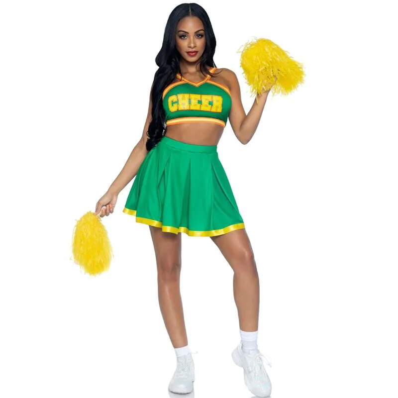 Costume Pom-pom Girls Vert M/l Leg Avenue vert déguisement sexy