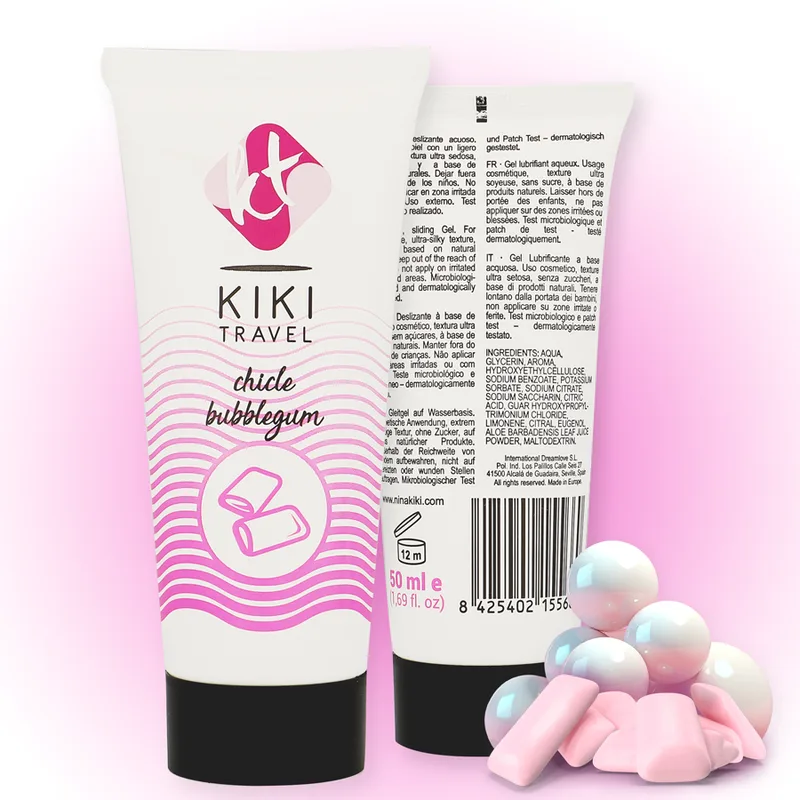 Lubrifiant Gomme Fraise 50 ml Kikí Travel