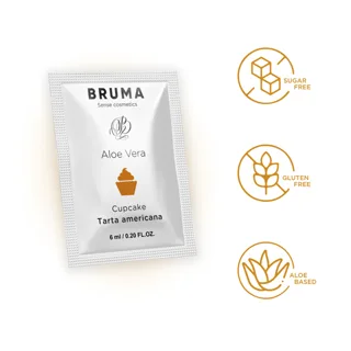 Gel Glissant à l''aloe Vera Saveur Cupcake 6 ml Bruma