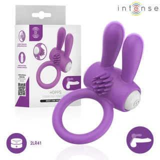 Anneau pénien Vibrant Hopps avec Stimulation Clitoriale Intense