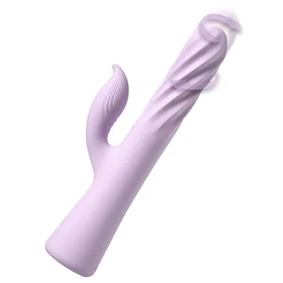 Vibromasseur Fantasy Twist avec Rotation et Pousse Fantasy For Her violet vibromasseur