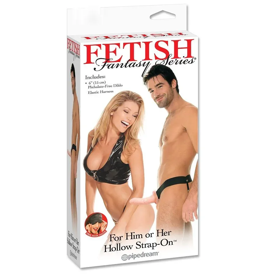 Gode Harnais Creux Réglable Chair Ceinture 15 cm Fetish Fantasy