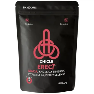 Gum Fonctionnel à Base de Maca, de Zinc et de Vitamines aphrodisiaque homme