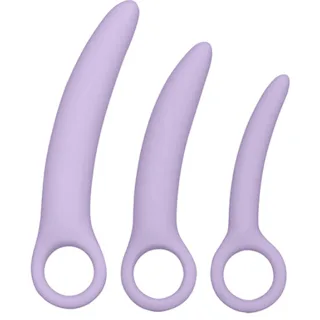 Plug anal Dr Laura Berman Alena Ensemble de 3 Dilateurs en Silicone