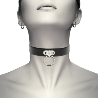 Collier en Cuir Vegan Femme Accessoire Fétiche