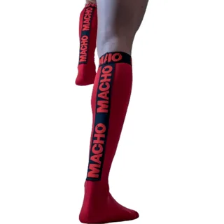 Chaussettes Fines Taille Unique Rouge Macho