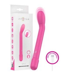 Stimulateur Point Rechargeable Karlie Intense - vue de dos - Rose