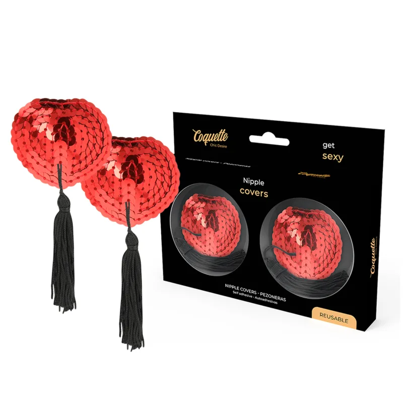 Cache-matin Rouge Coquette Chic Desire rouge lingerie