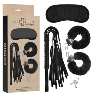 Fetish Playset Érotique 1 avec Menottes, Masque Aveugle Intense menottes