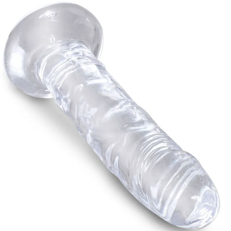 Gode Clear Réaliste 15,5 cm Transparent King Cock