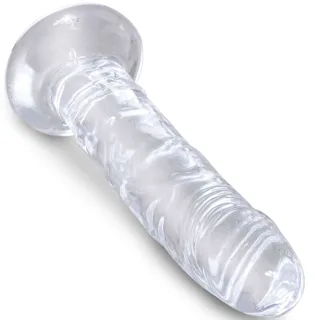 Gode Clear Réaliste 15,5 cm Transparent King Cock