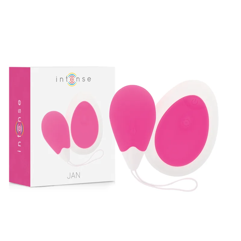Œuf Vibrant Jan Intense - avec sa base - Lilas