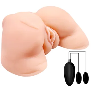 Vagin et Anus avec Maille Réaliste avec Vibration Crazy Bull