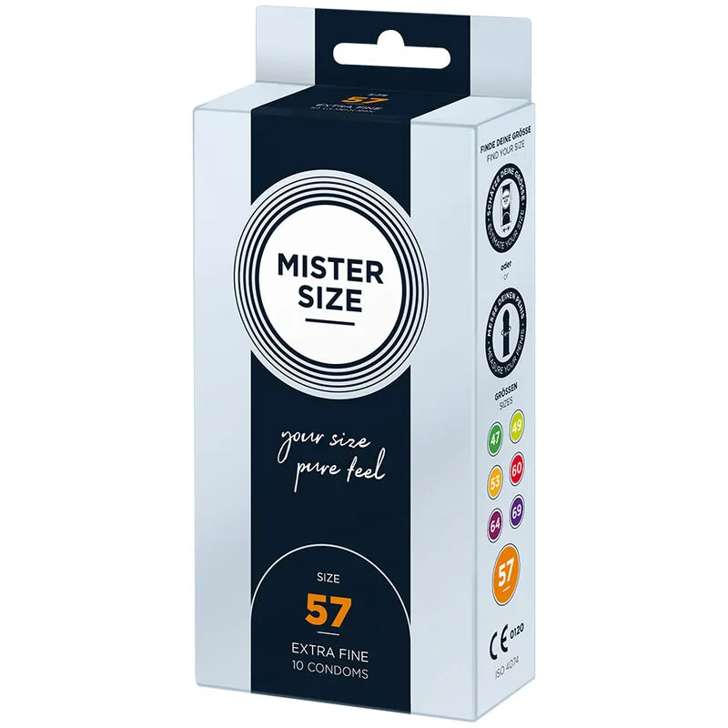 Préservatif Taille L 57 mm (10 Unités) Mister Size