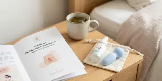 Coffret de dilatateurs progressifs en silicone médical sur fond neutre