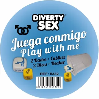 Jeu de dés Place + Positions pour Hommes avec Coupe Diablo Picante jeu coquin