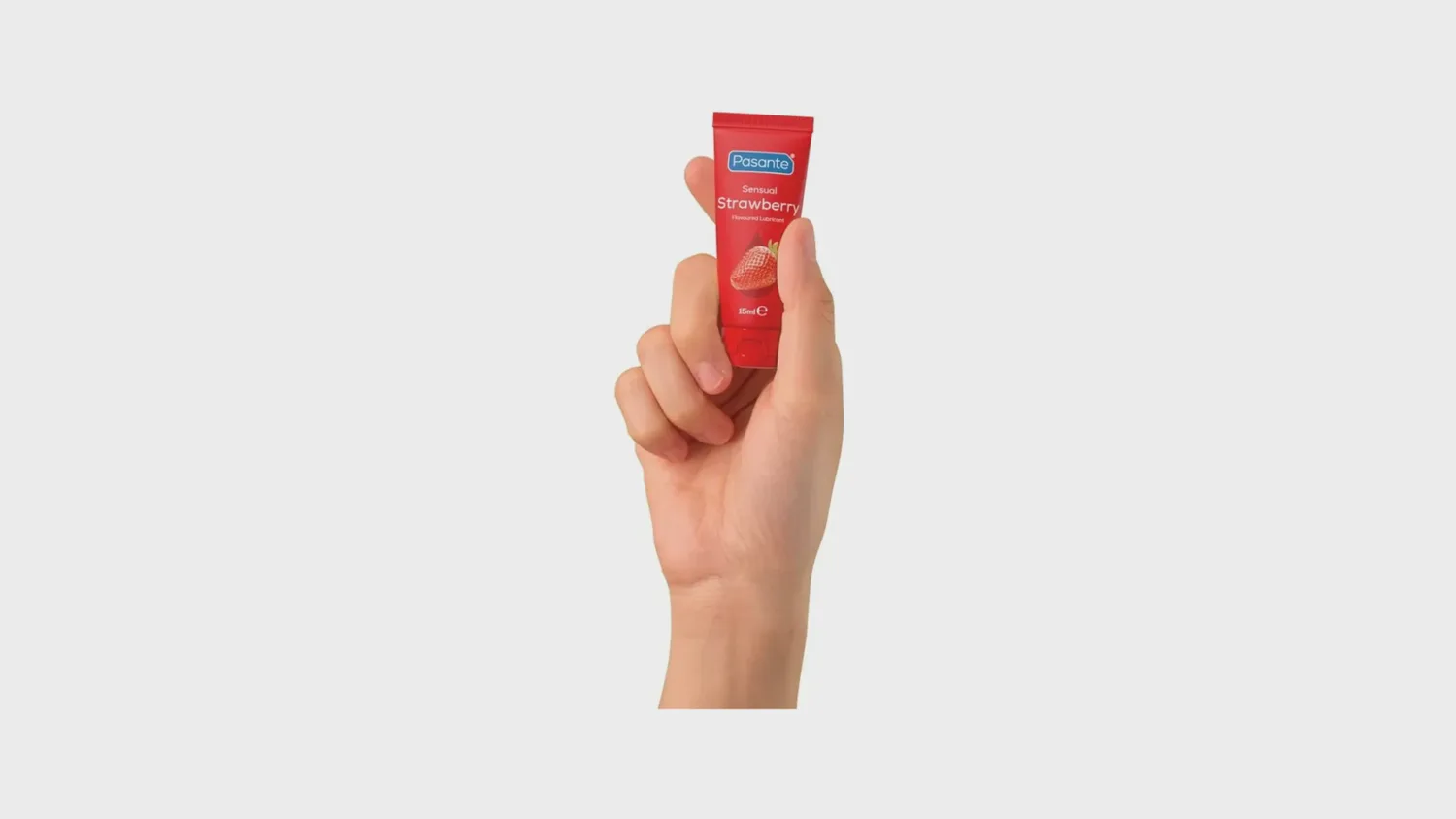 Pack de cinq mini-tubes de lubrifiants aromatisés Pasante à base d'eau