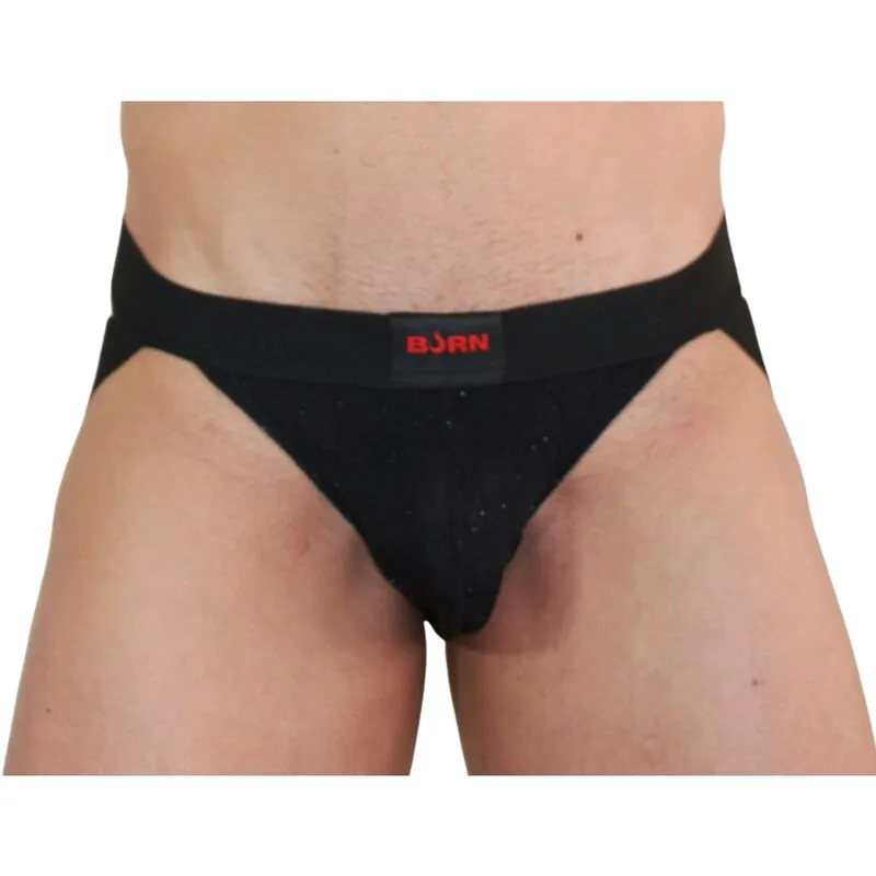 Jockstrap Noir Brillant l Burn