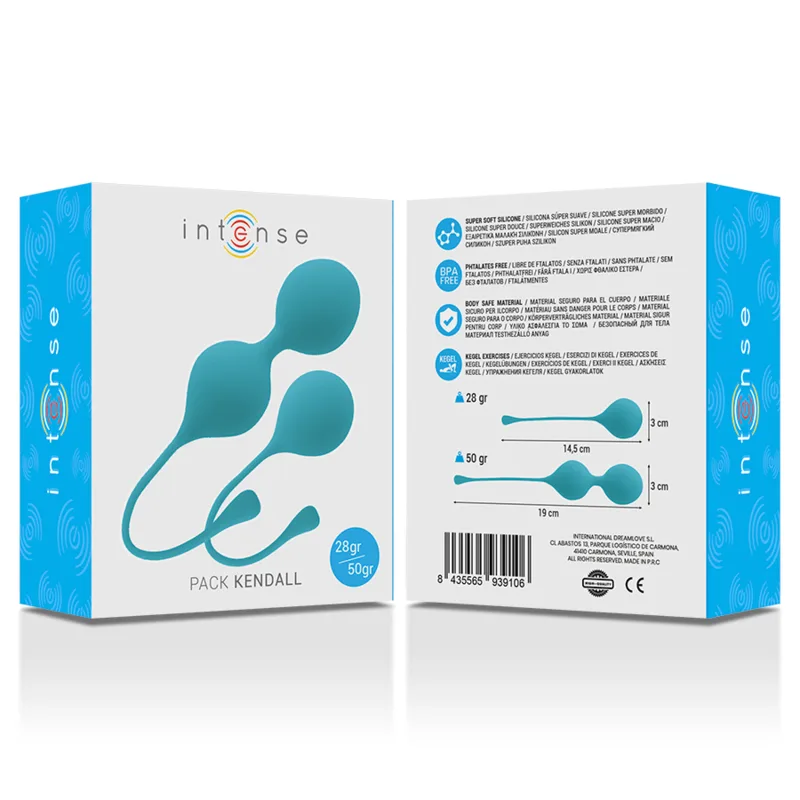 Pack Boules de geisha Kegel Kendall Bleu Intense