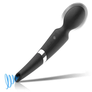 Vibromasseur Wand Beck 2 en 1 Black&Silver vue 3