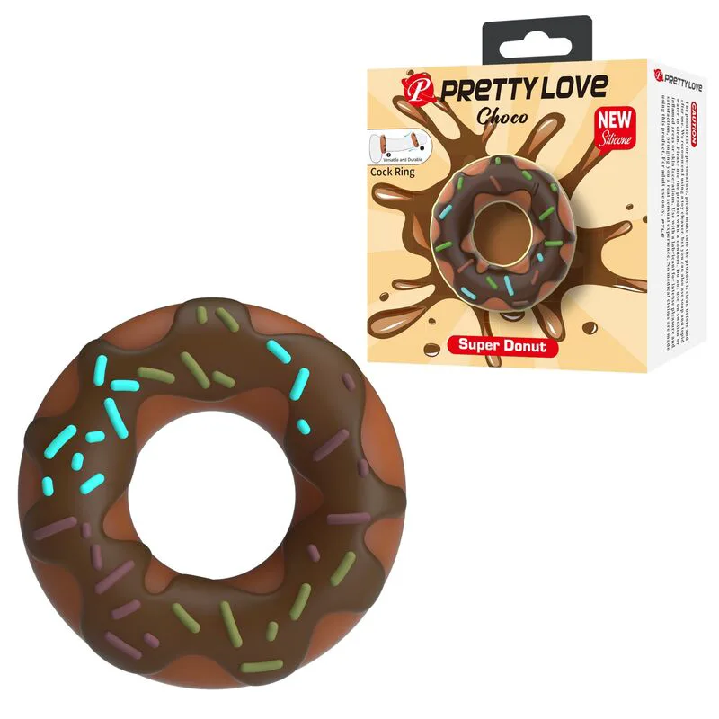 Anneau pénien Super Donut Marron Pretty Love