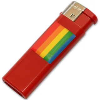 Briquet Fuscia avec Drapeau LGBT Pride jeu coquin